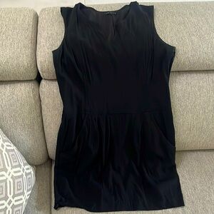 Black theory dress with pockets